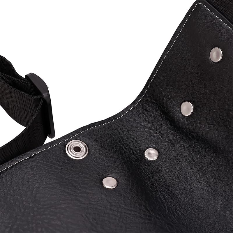 sac de coiffeur, Cuir PU avec ceinture/ceinture d'épaule - Fournitures d'outils de coiffure Sac barbier