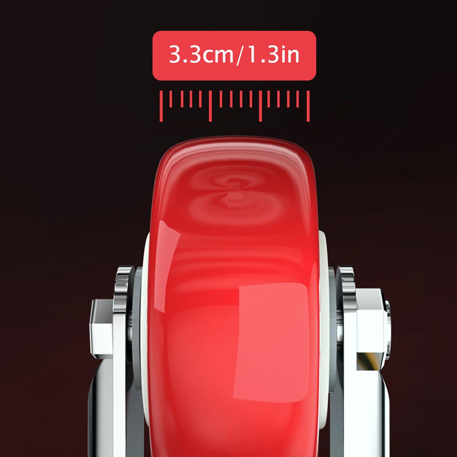 3" 4" 5" Lenkrollen, 4er-Set Schwerlastrollen (2 Lenkrollen + 2 Bockrollen), Industrierollen mit Platte für Plattformwagen, Wagen, Werkbänke(7.5cm/3in)