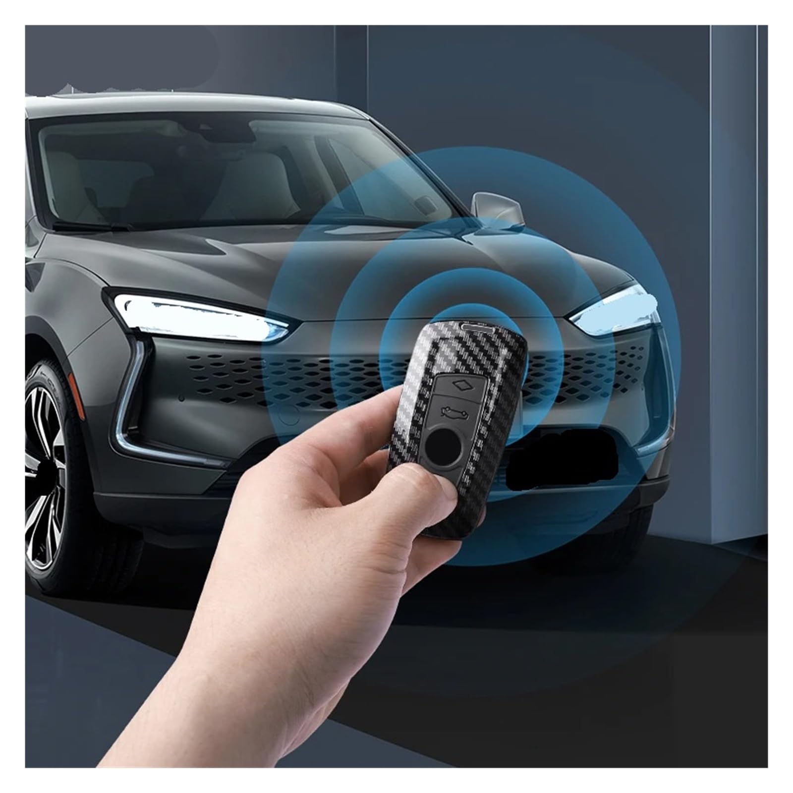 Etui na klucze z włókna węglowego ABS do modeli BMW 1 3 5 7 Series X1-X6 F/G