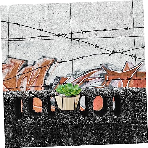 Garneck 2 Stück Hängende Blumentopfhalter Aus Metall Für Balkon Und Garten - Runder Blumenkasten Für Geländer - Ideal Für Pflanzen Und Blumen Im Freien Und Innenbereich