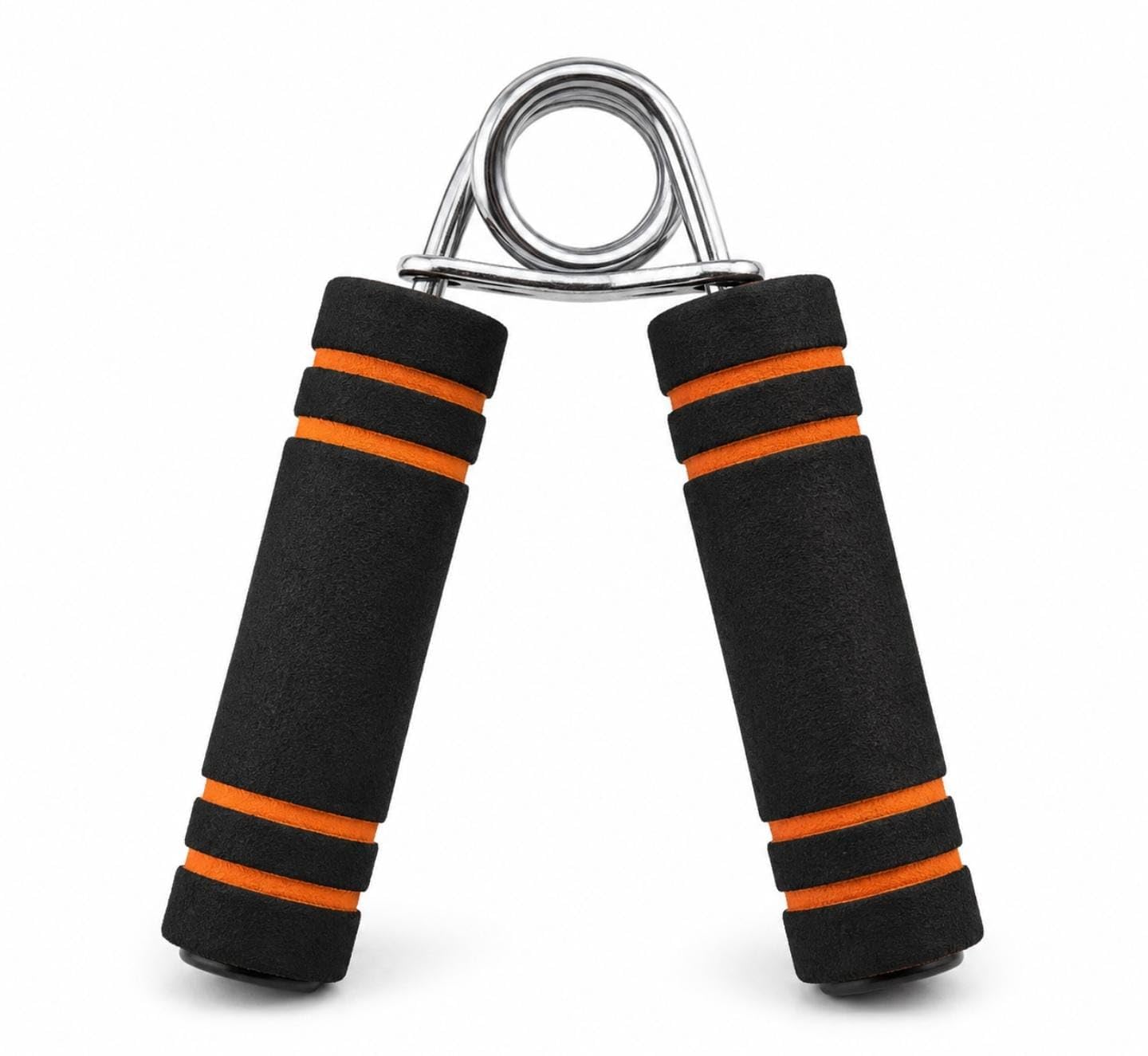 Strength Hand Gripper - Pack Of 2 | Steel Metal Made With Non-Slip Rubber Grip Handles | Ideal For Forearm And Exercises Training | Orange-Black-image-35