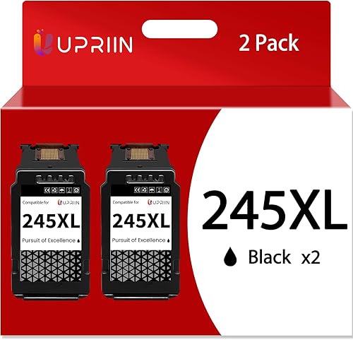 UPRIIN 245XL - Cartuchos de tinta de repuesto para cartuchos de tinta 245XL compatibles con TR4520 TR4527 MX492 MX490 MG2520 MG2522 MG2525 MG2920