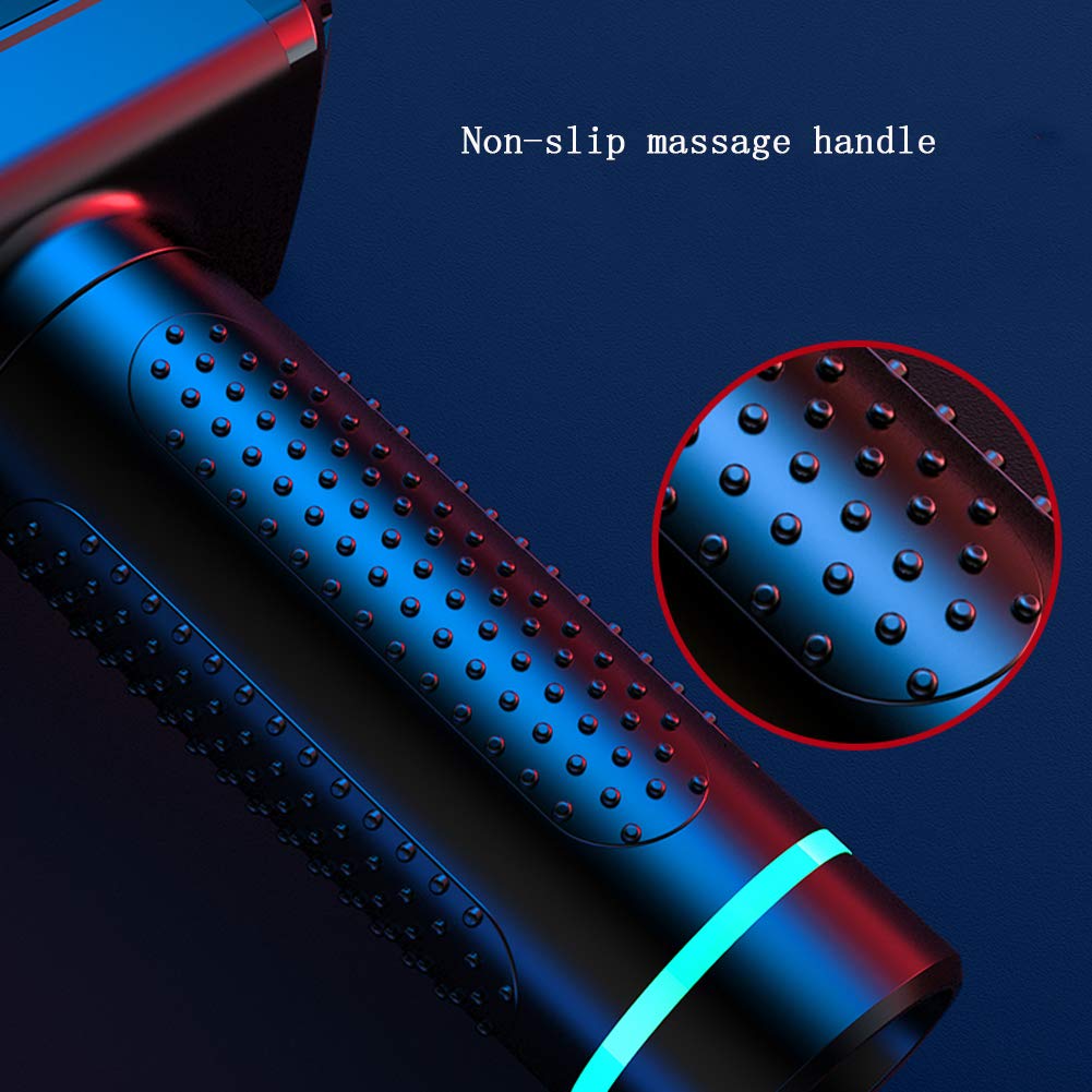 Pistola per Massaggio, Massaggiatore Muscolare per Tessuti Profondi, 45DB 2600mAh Pistola A Fascia Regolabile A 20 velocità con 4 Teste di Massaggio, Riduzione del Rumore Intelligente