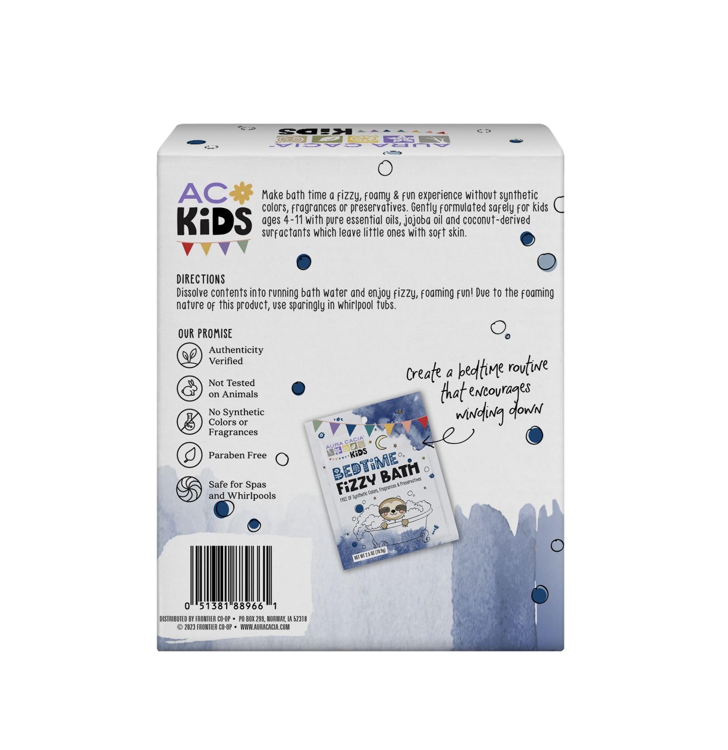 Aura Cacia Kids Bedtime Fizzy Bath Kit