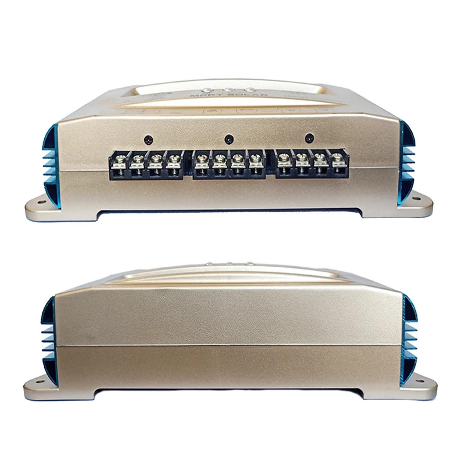 Regolatore di Carica Pannello Solare, Regolatore di Carbone Ibrido Solare Eolico 40A 60A 100A Dual USB Char Regolatore di Ibrido Eolico-Solare Regolatore di Carbone MPPT(100A)