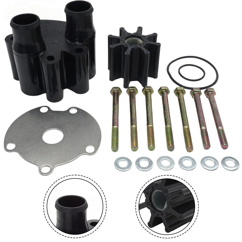 FUBESK Kit di riparazione girante alloggiamento pompa acqua per Mercruiser Stern Drive 46-807151A14, per sostituire 18-3150, per motori 43L 50L 57L 62L