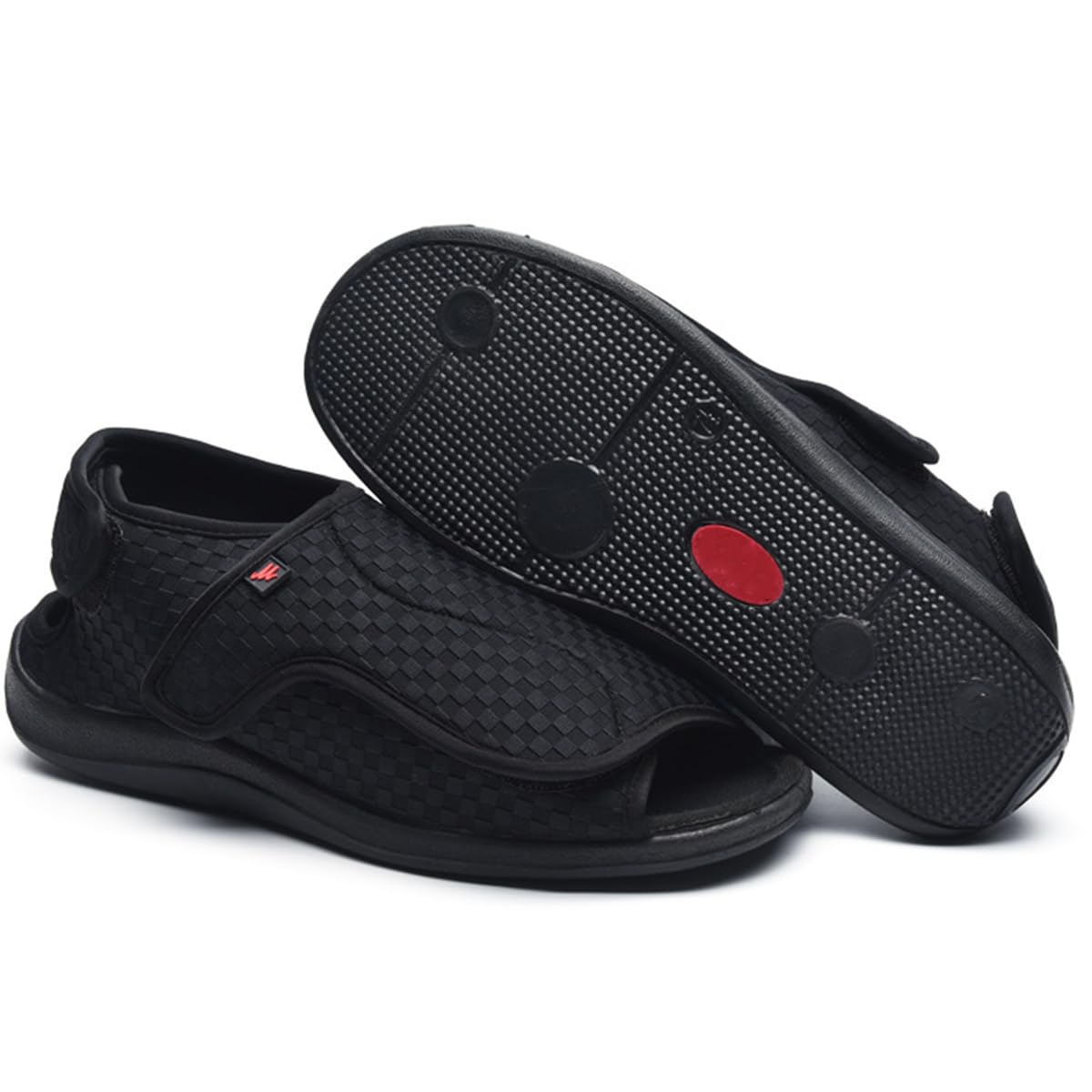 Scarpe Diabetiche Donna Leggero Ortopedica Pantofole Regolabili Scarpe da Riabilitazione da Passeggio Traspirante Extra Larghe