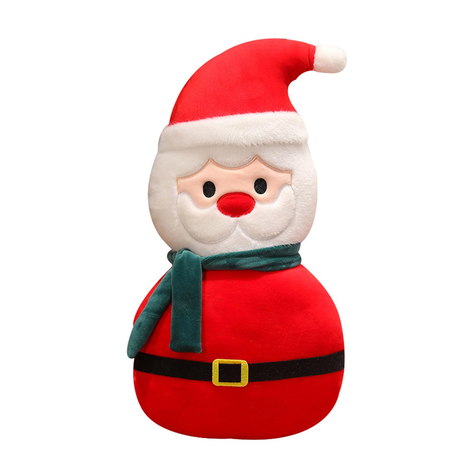 Msioytog Christmas Holiday Santa Hug Pillow with Snowman Pattern Cushion Perfectly for Bed or Sofa Throw Pillow Snowman Throw