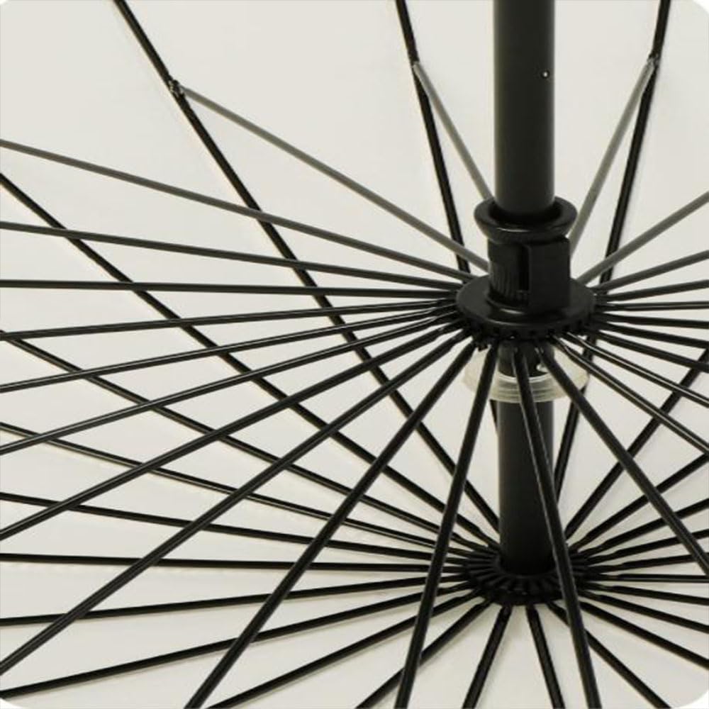 RENJJPBO 24 Bone Golf Umbrella,with Long Handle and Waterproof Cover for Heavy Rain, Thickened Double Umbrella for Storage in Car, Home Use Large Size (E)