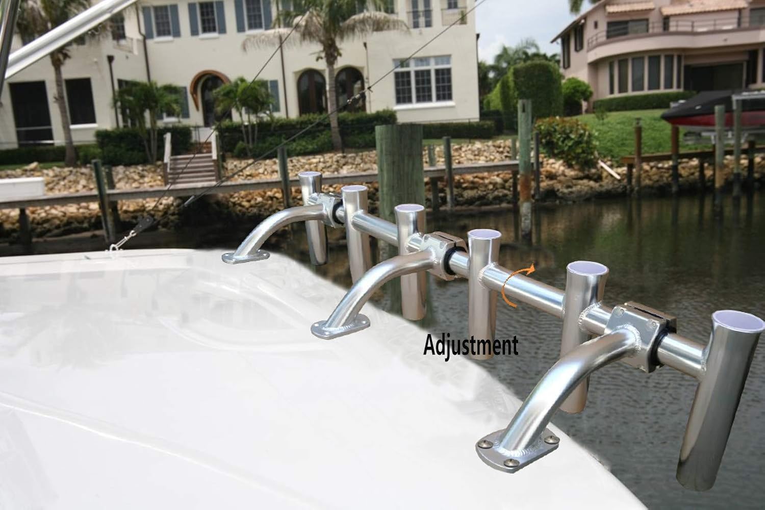 Amazon.com : Brocraft Boat Hardtop Rod Rack/Boat T-TOP Rod Rack/Boat ...