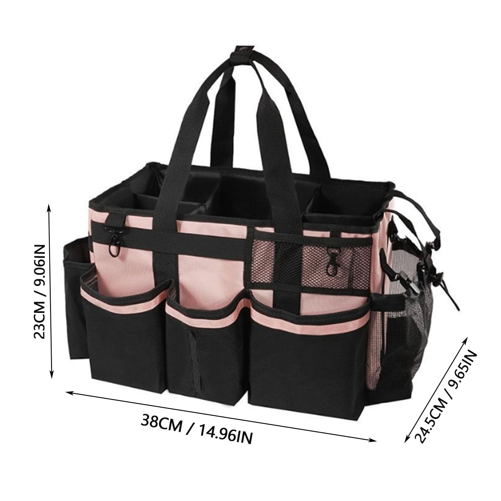 banapoy Bolsa Grande de Limpieza con Asas Reforzadas for Hogar (PINK)