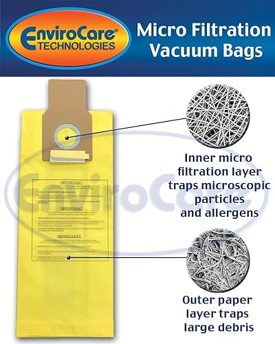 Miniatura 2 de EnviroCare Bolsas de vacío de repuesto para Kenmore ULO, 50688 y 50690, Panasonic Tipo U-2, Miele Tipo Z. 10 unidades