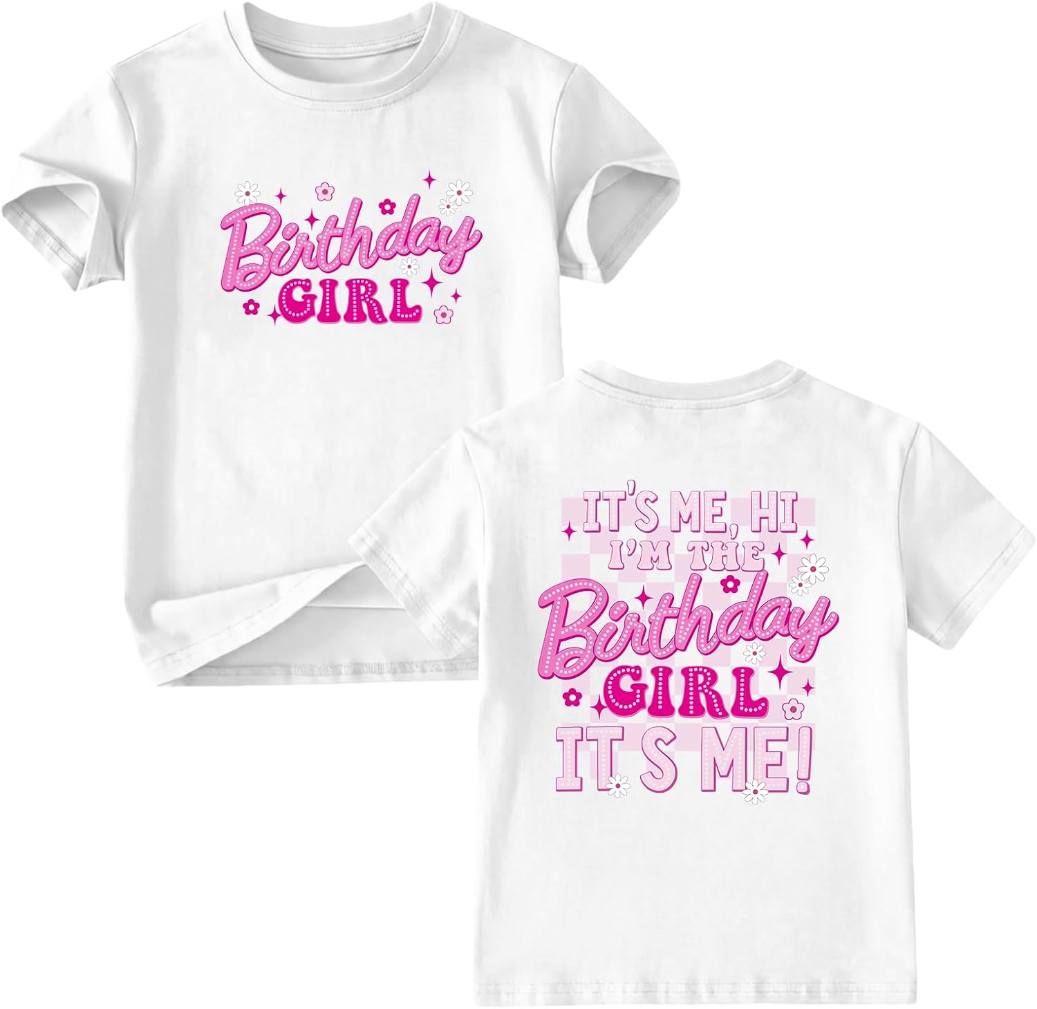 I'm The Birthday Girl Shirt for Girls Kids 5th 6th 7th 8th 9th 10th 11th 12th 13th 14th Cute Party Graphic Tees