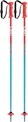 LEKI Bastões de esqui de alumínio leves Rider para crianças para esqui alpino