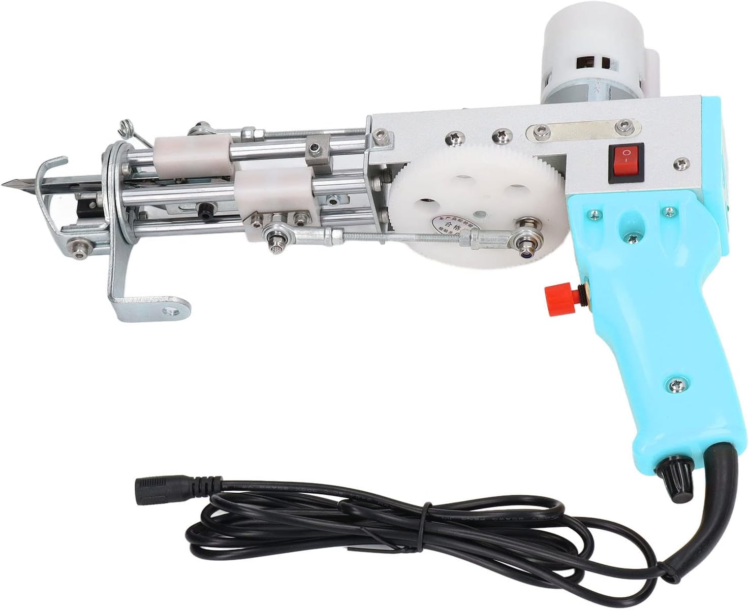 ZDAGELD Tufted Gun Cut Pile with 360 Handle, Overload Protection, for DIY Rugs, Pillows, Tapestries, Tapestry Weaving Gun, Carpet Making Kit, Rug Punch Needle (Metal 2)