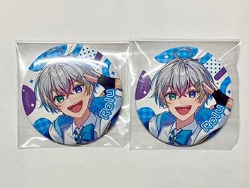 Relu 缶バッジ 50万人記念 すたぽら　20個 3点セット すたぽら 50万人記念 ラメ入り缶バッジ Coe. : アニエラ