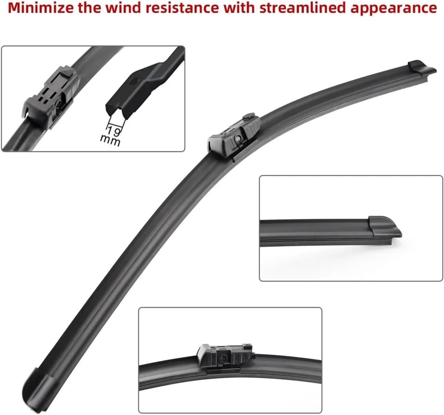 Wiper Refills for Volvoes for V50 2006 2007 2008 2009 2010 2011 2012 Car Accessories Front Windscreen Wiper Brushes Wipers