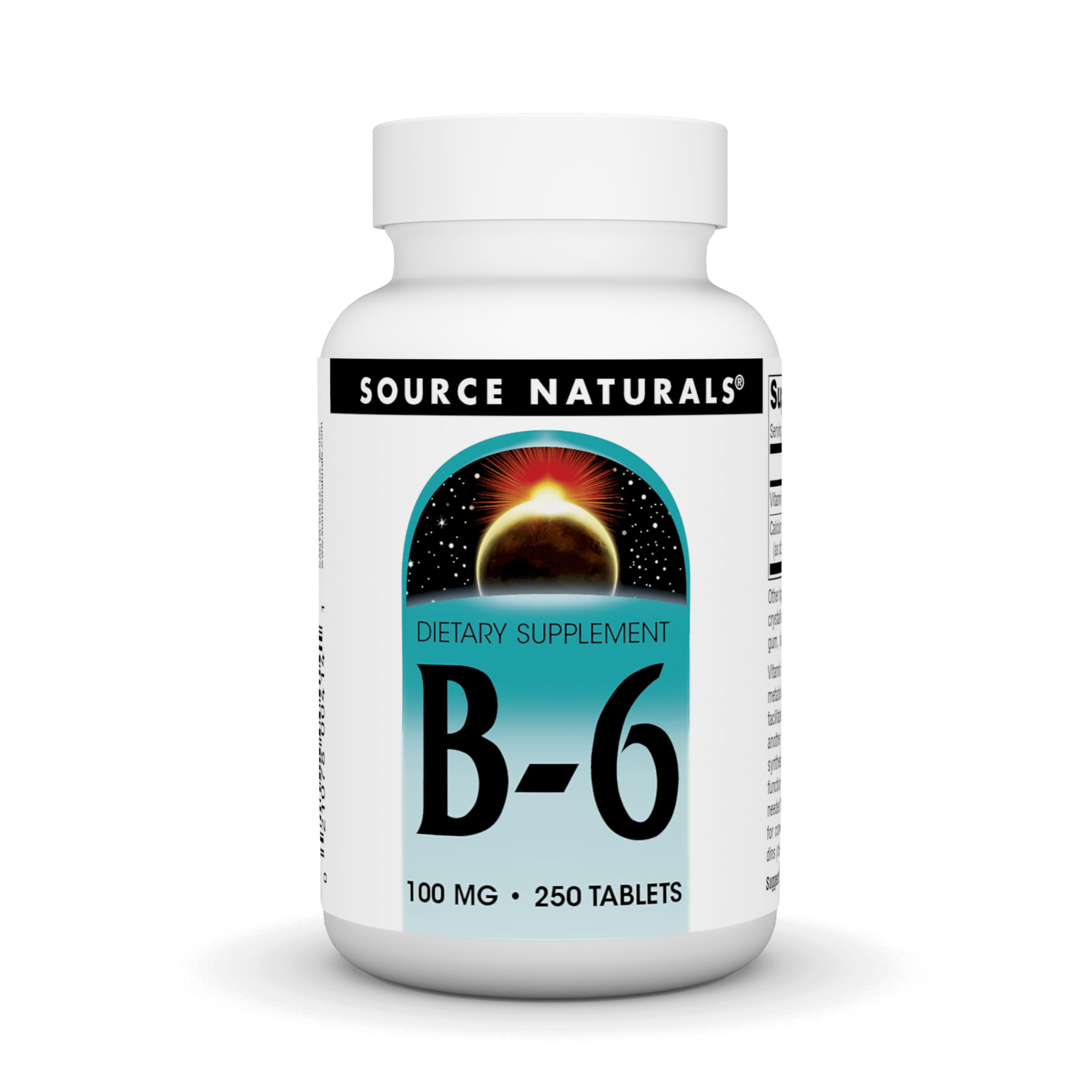 Sponsored Ad – Source Naturals Vitamin B 6 100 Mg Immune System Support Tablets 250