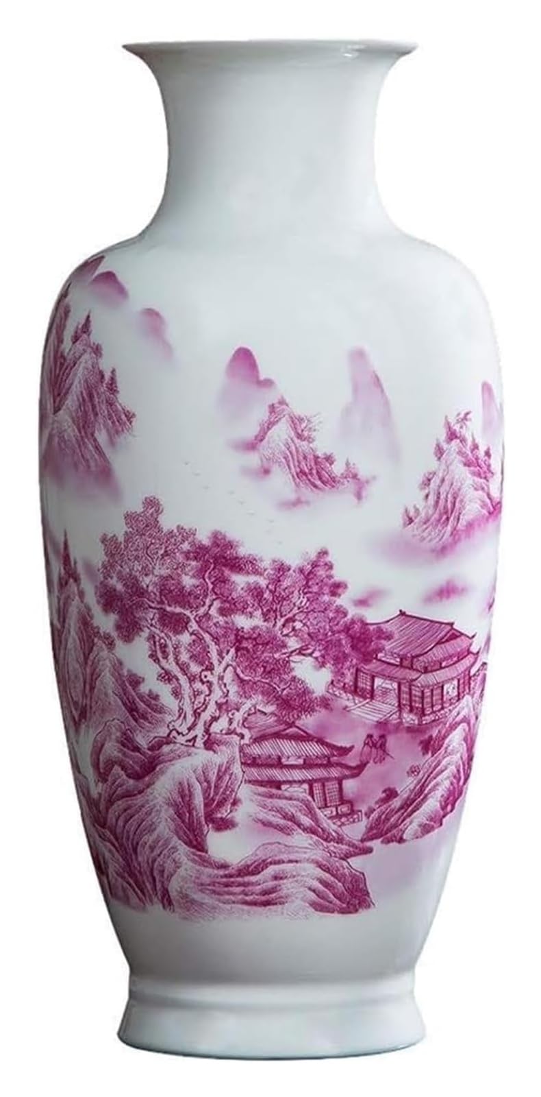 Vase Tabletop Ceramic Classical High-Grade for Art Household Wedding Living Room Bedroom Office Desktop