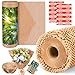 Honeycomb Packing Paper 12" x 200 ft, Premium-Grade Packing Paper for Shipping, Moving & Packaging, Recyclable Eco-Friendly Packing Supplies, Bubble Wrap Alternative with 20 Fragile stickers
