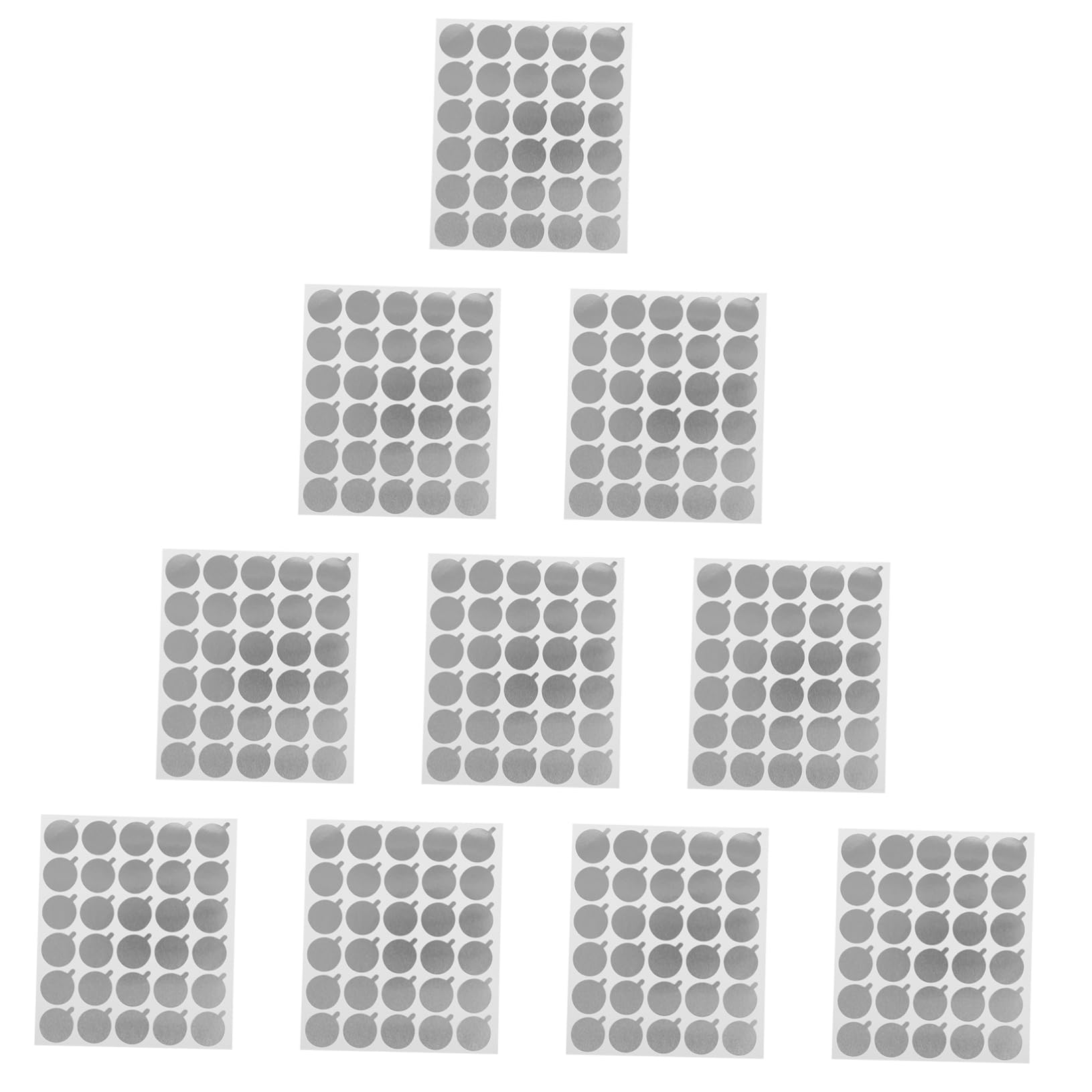 FOMIYES 900pcs Eyelash Grafting Pad Tin Foil Gasket Lash Extension Supplies for Salon