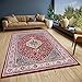 Produktbild Hanse Home Mochi Orientalischer Teppich  Läufer Orientalisch klassisch dicht gewebt mit Ornamenten Vintage-Look Weicher Kurzflor für Schlafzimmer, Esszimmer, Wohnzimmer, Flur  Rot, 57x90cm