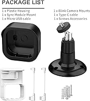 Vista 7 de Blink Outdoor - Soporte para cámara de 4ª generación, 1 paquete de funda protectora resistente a la intemperie y montaje ajustable de 360 grados