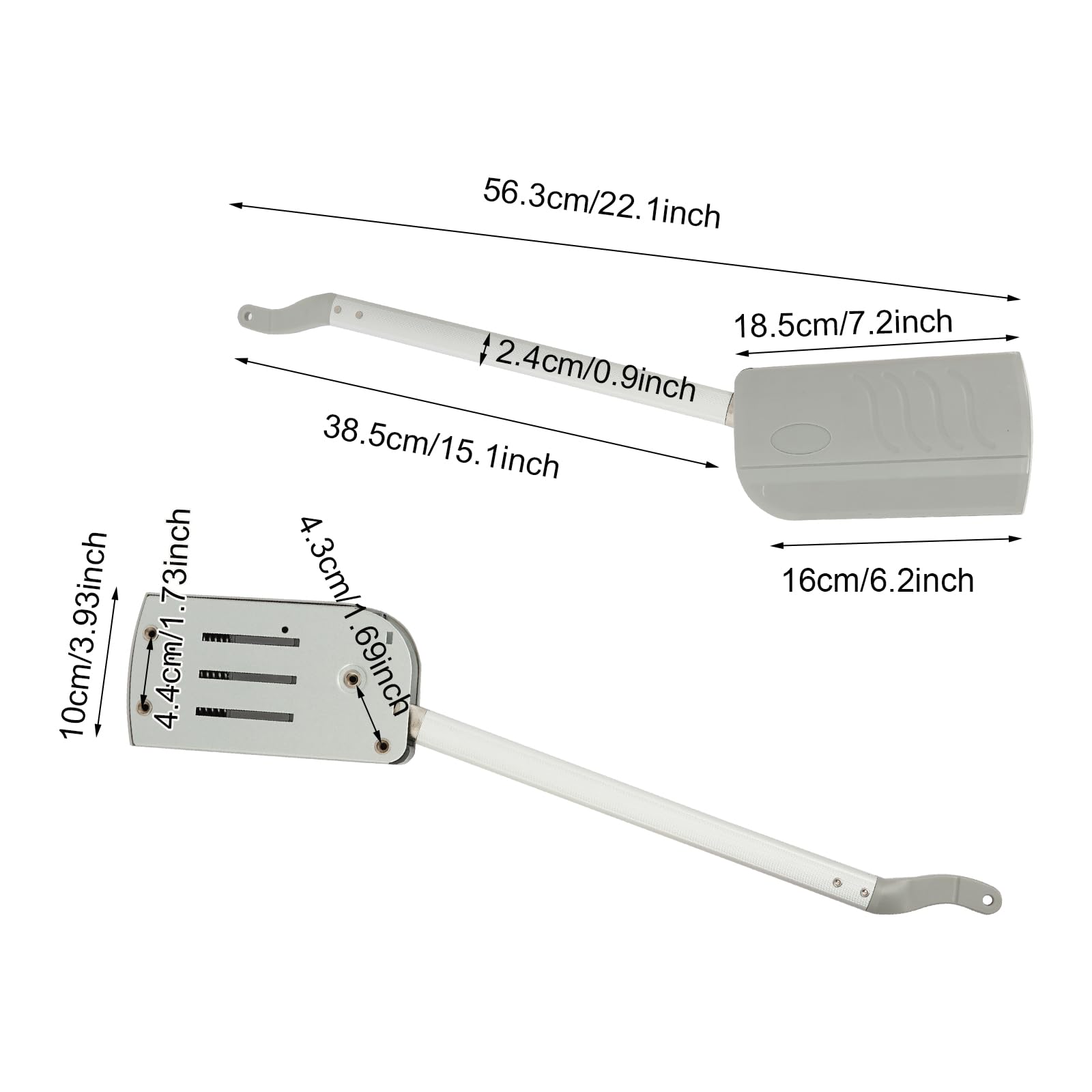Lot de 2 supports de levage inversés pour porte d'armoire - Amortissement