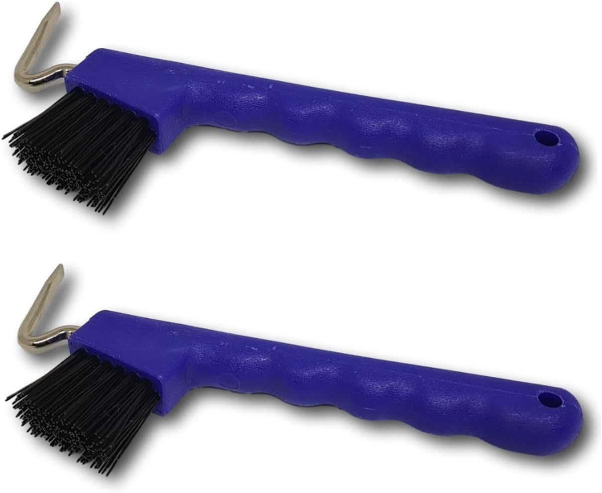 Hoof Pick for Horses Donkey Goats Hoof with Extra Stable Brush and