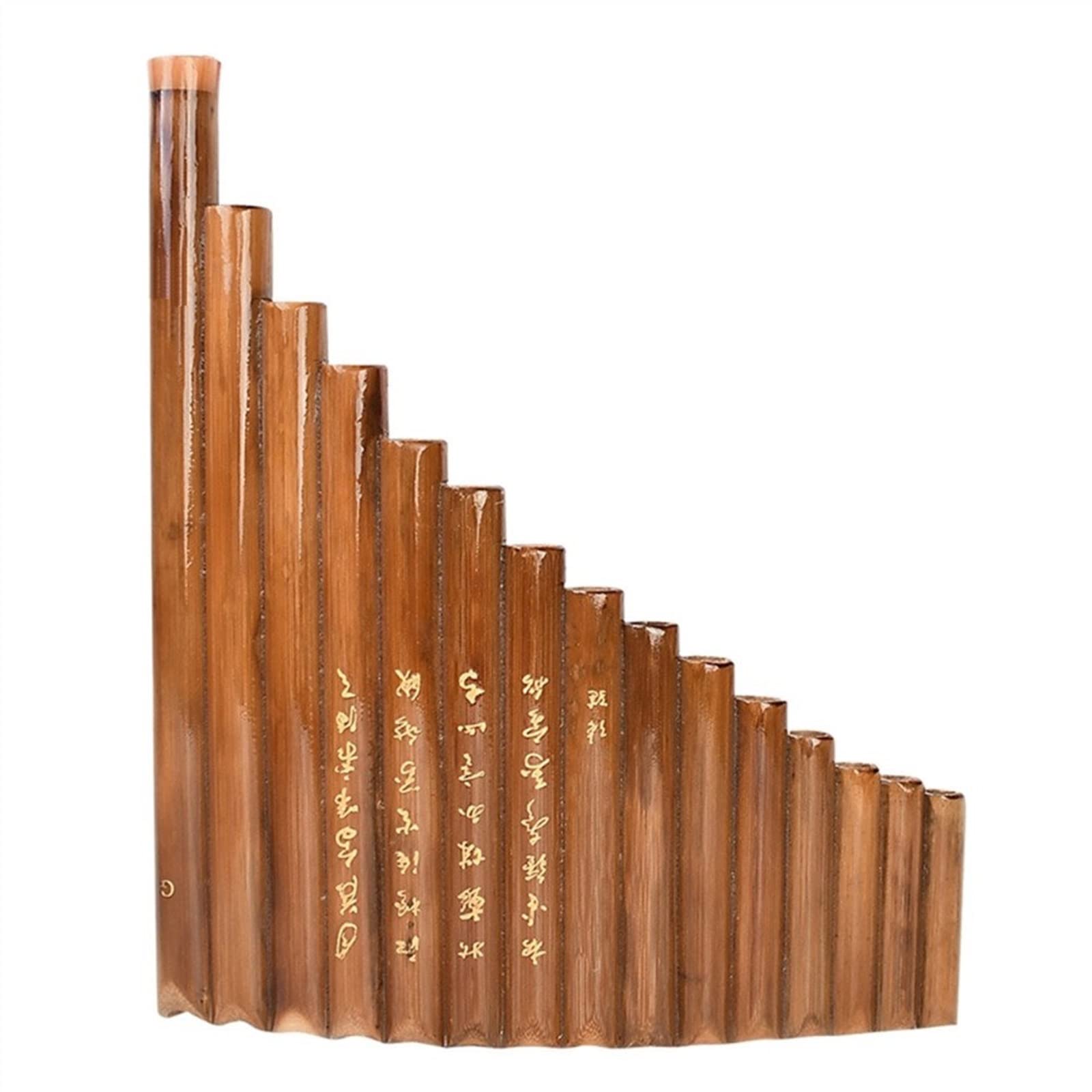 Zampoñas Flauta De Pan Marrón De 15 Tubos, Llave G, Instrumento Musical Chino, Tubos De Pan, Instrumento De Viento De Madera