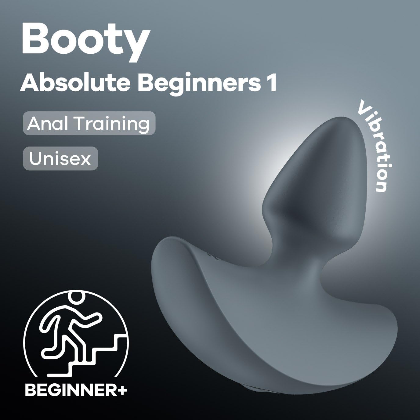 Satisfyer Booty Absolute Beginners 1 | Juguetes para adultos para mujeres | Anal plug vibrador | Vibrador de estimulante | Juguete sexual para vulvas