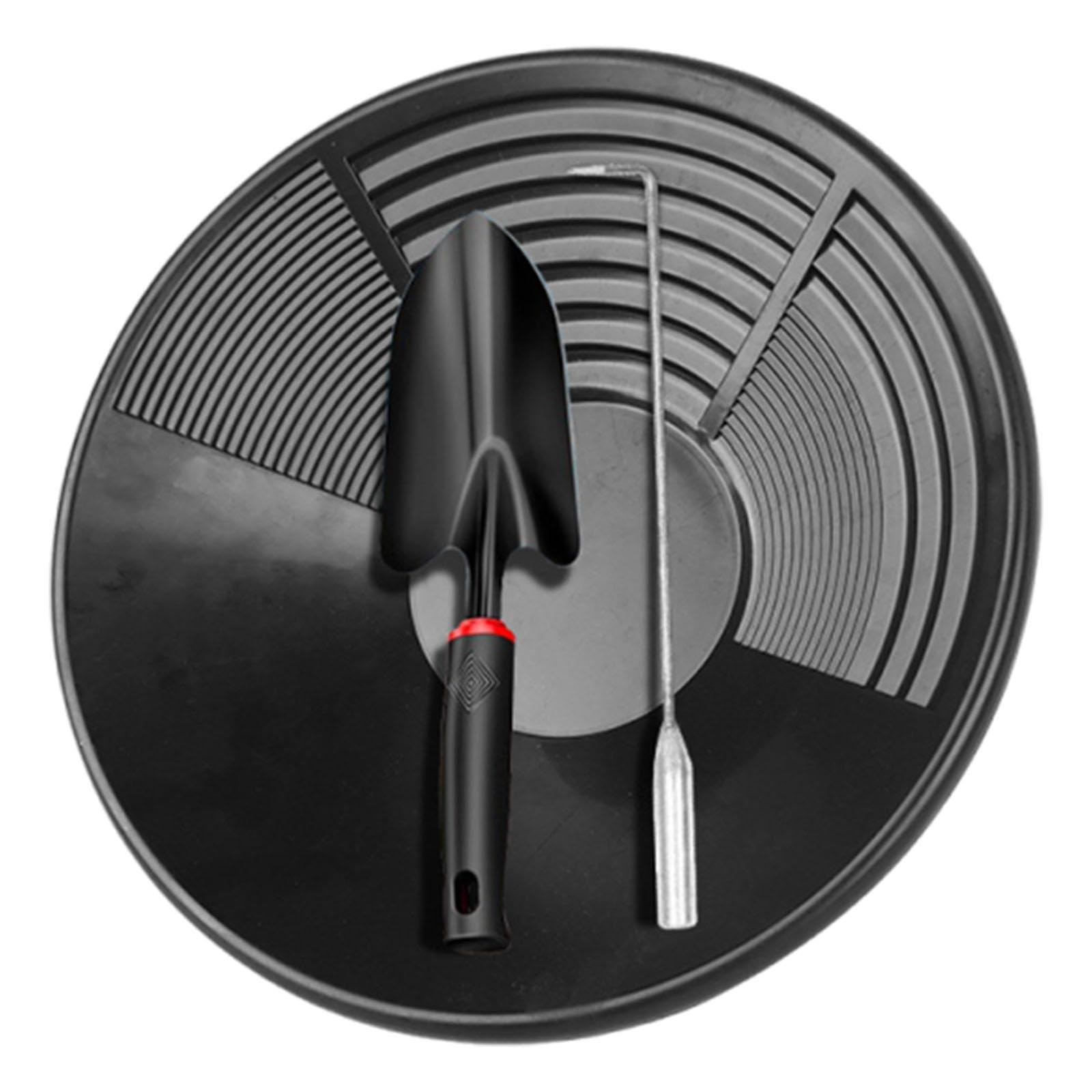 3 Pieces Gold Panning Pans Set Ideal for Hobbists Practical Collection Tools-image-23