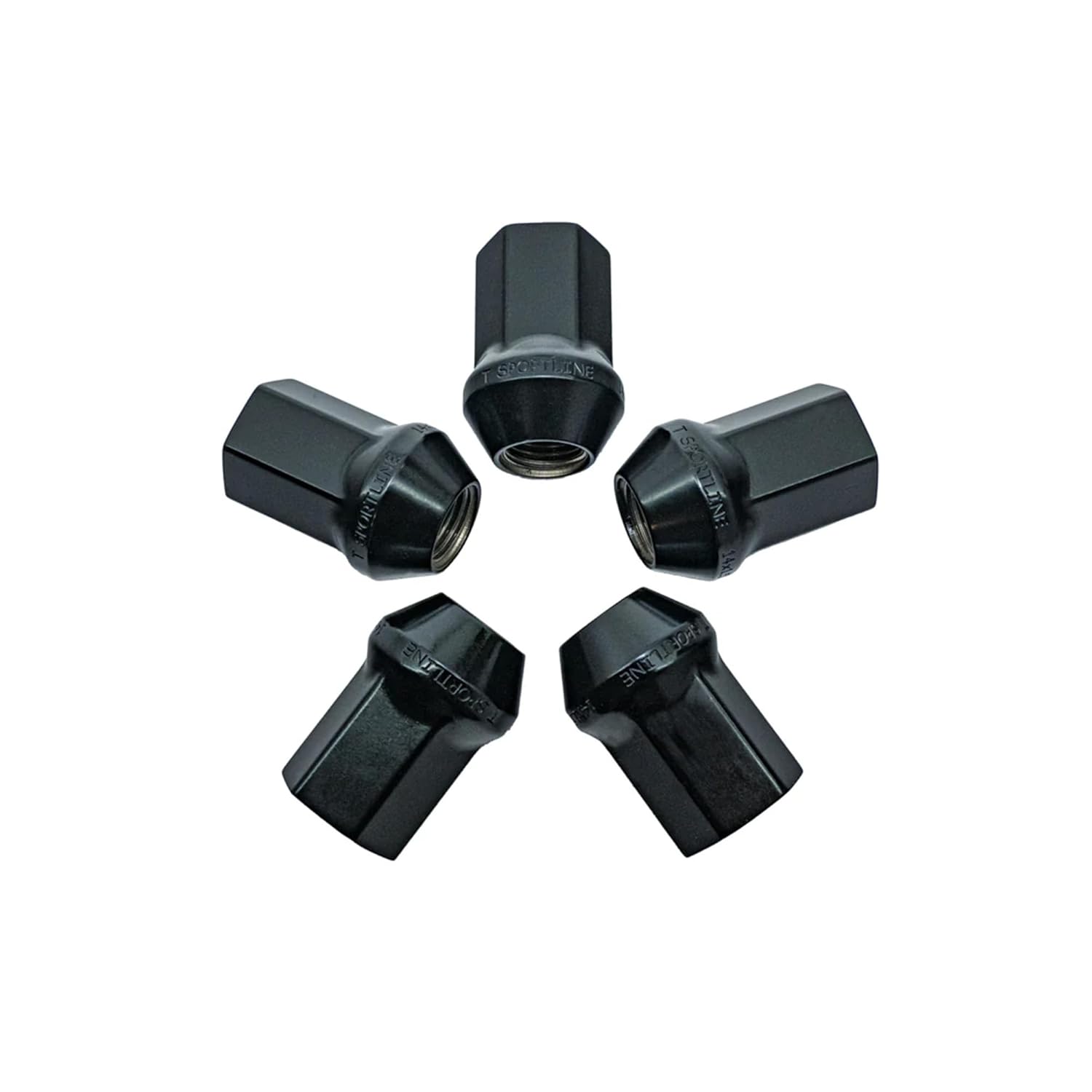 Enclosed End Forged Steel Black Wheel Lug Nut Set & Non-Marring Socket - for Tesla Model 3 / Y/S/X/Cybertruck (Model 3 / Y/S/X - 20 pcs)