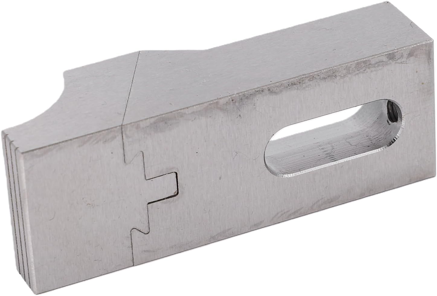 2pcs Side Clamp Vise S136H Mold Steel Hardened M8 Arc Jaw Low Profile Toe Clamps for Milling CNC Machine Workholding