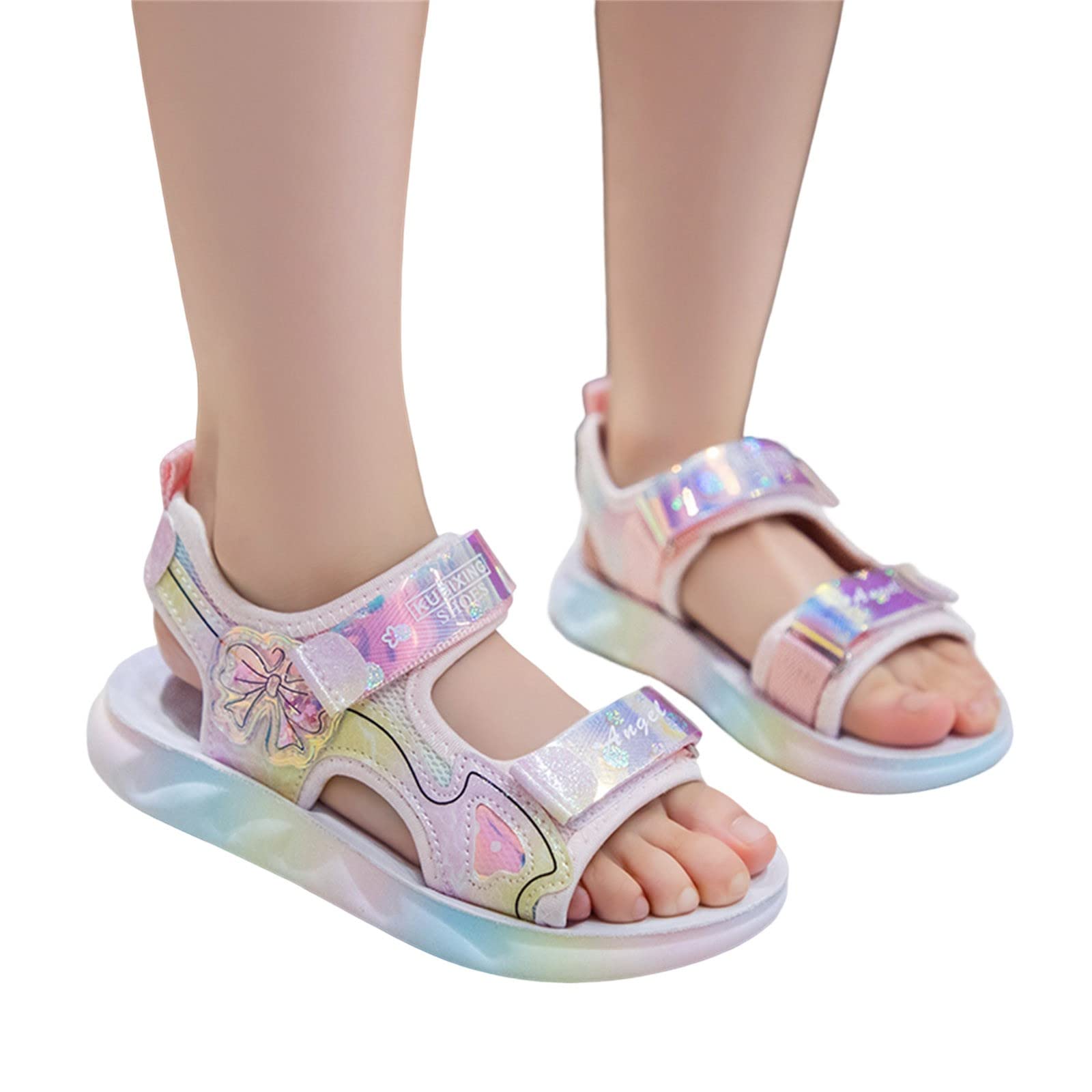 Scarpe da principessa, in plastica, da spiaggia, per bambini, con suola antiscivolo, leggere, traspiranti, per bambini, suola morbida, per il tempo libero
