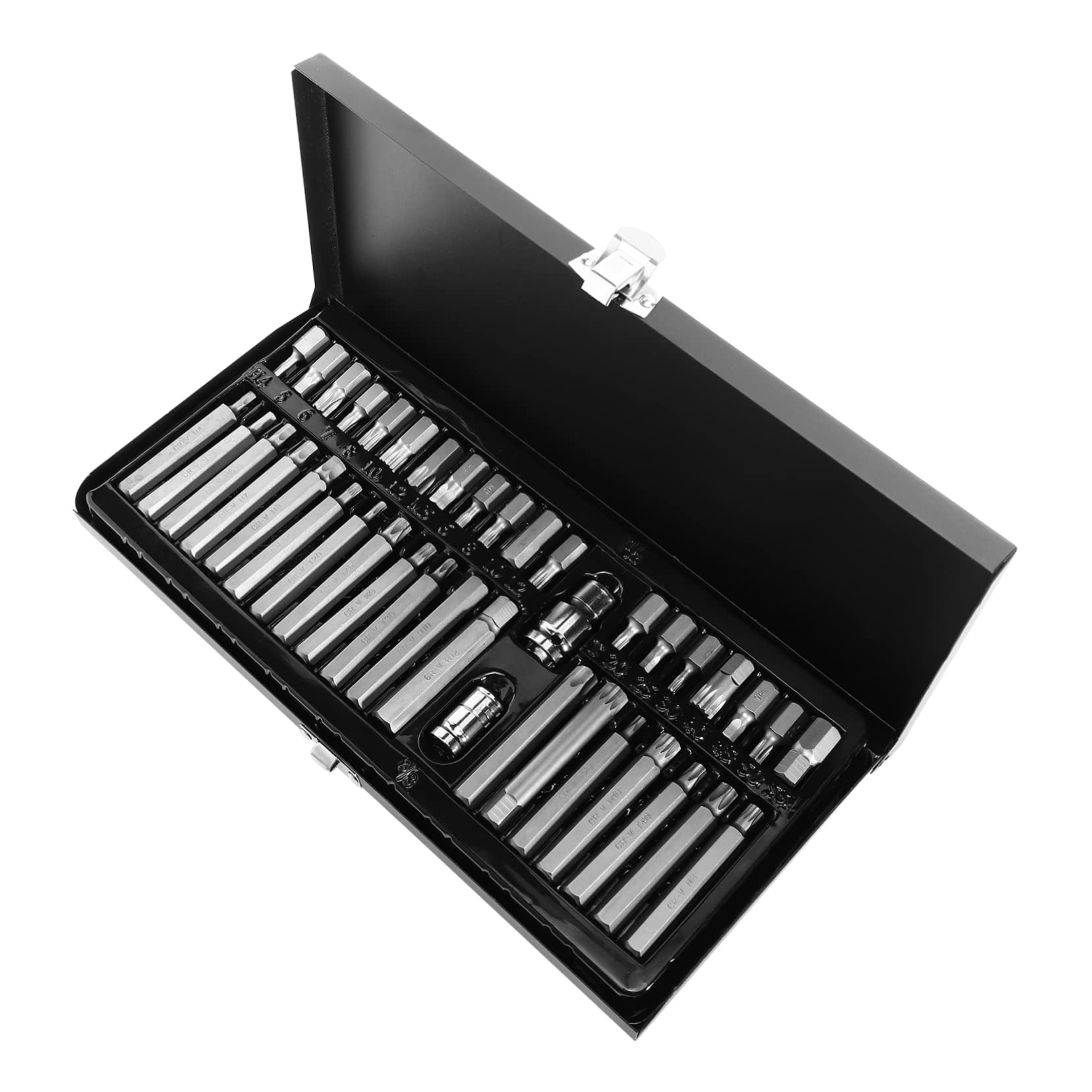 Kit de Douilles à Embouts Étoile 40 Pièces Boîte Fer