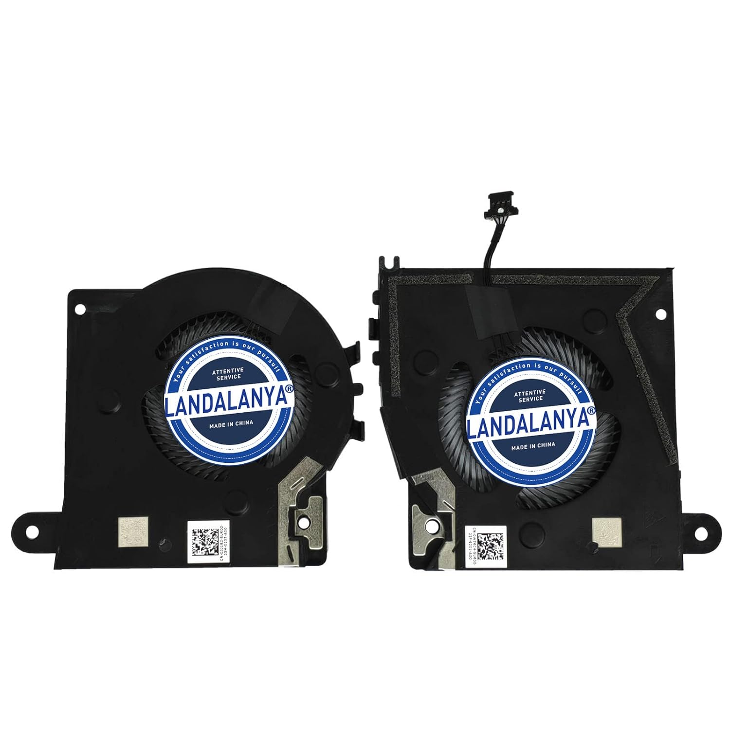 Replacement CPU and GPU Cooling Fan for DELL Alienware X17 X17 R1 X17R1 EG50061S1-C100-S9A DC12V 0.20A 6.5CFM 0J01R0 DC28000UKSL EG50061S1-C090-S9A DC12V 0.24A 9.1CFM 0W7KC4 DC28000UJSL Fan