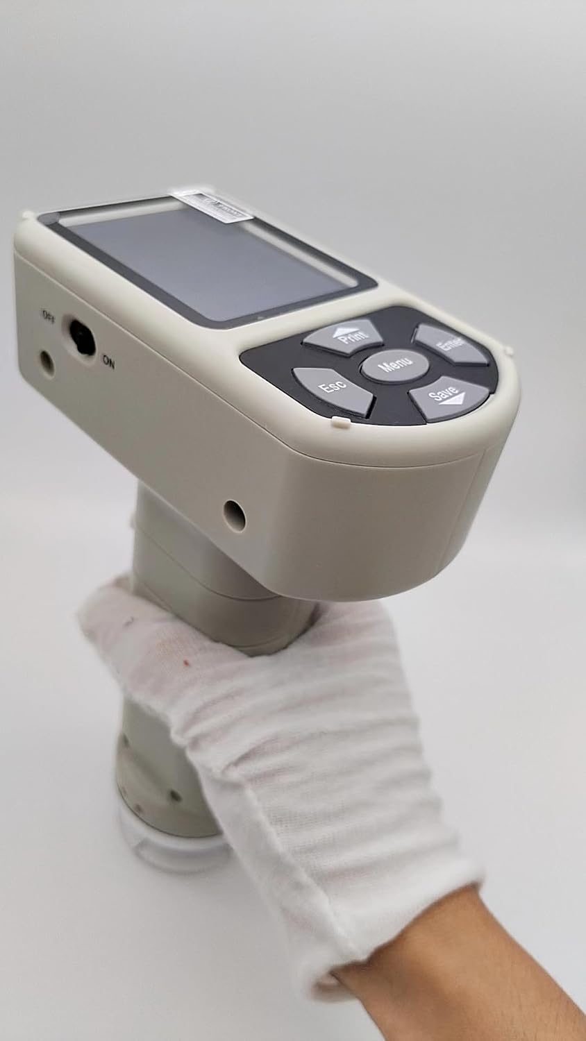 Screenshot of the MeterTo JZ-350 Colorimeter's professional software interface