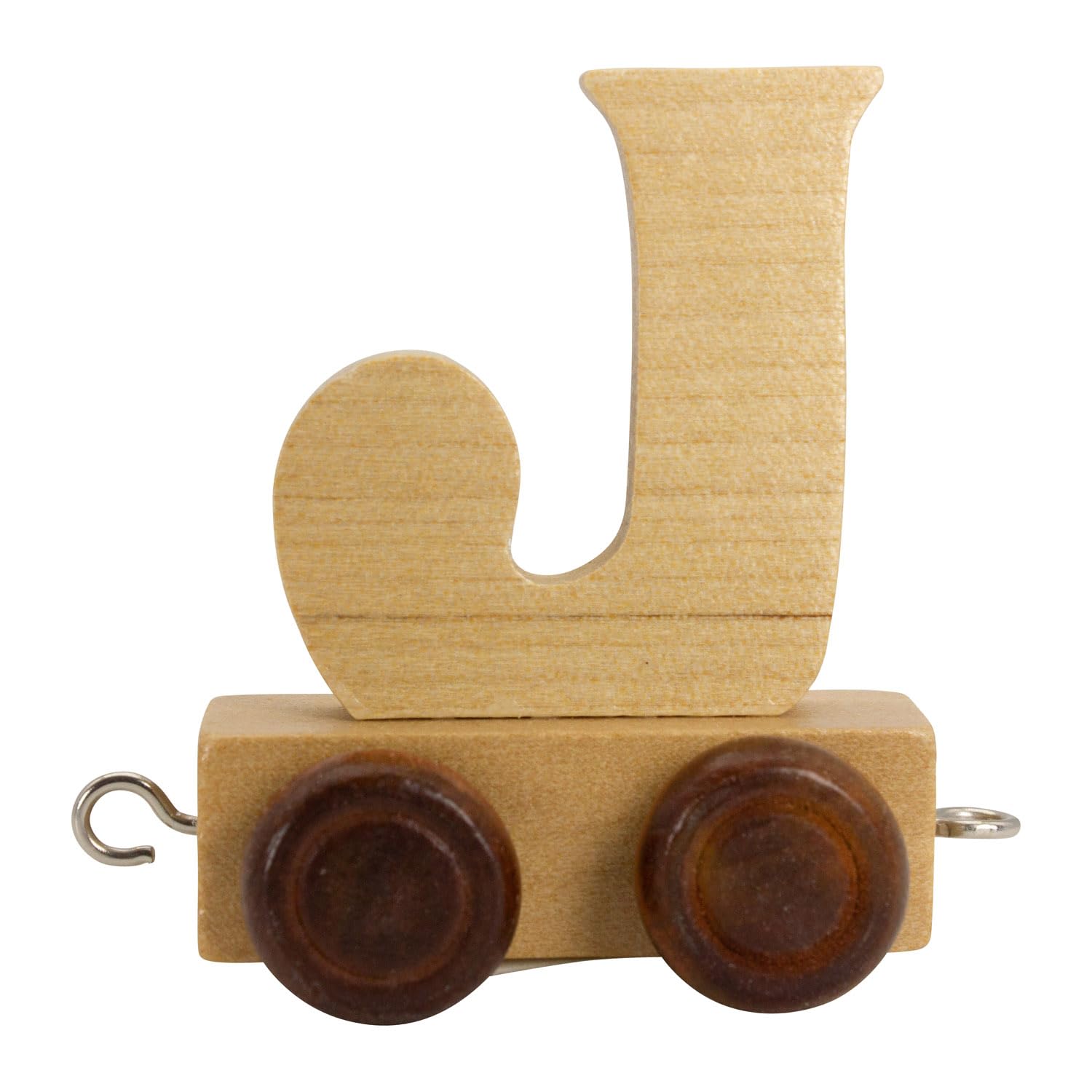 GICO Wooden Letter Train, Train, Carriage, A-Z, Name of Your Choice (J)