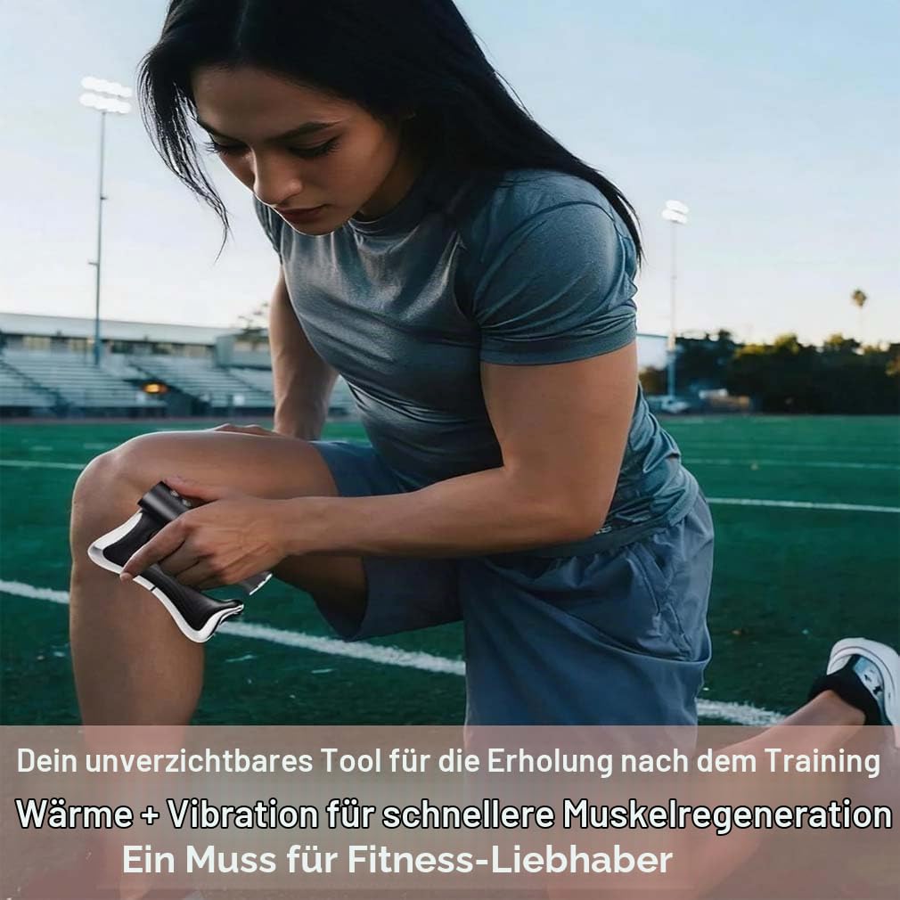 Glwria Fascia Massager, 4-in-1-Faszien-Werkzeug Ganzkörperformung, Cellulite Massagegerät, Elektrisches Gua Sha Massagegerät, Muskel Faszien Schaber mit 3 Heiz, 3 Stufen & 3 Modi für Damen Herren