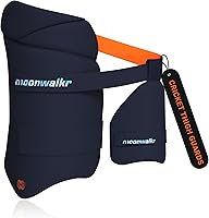 moonwalkr Thigh Guard 2.0 Cricket Thigh Pads Blue - Lightweight Dual Protection, Flexible Fit for Maximum Coverage & Comfort