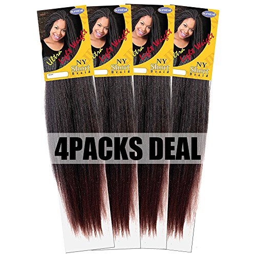New York Short Braid-NY Short Braid-4 Packs Deal-#T1B130[PICTURE]