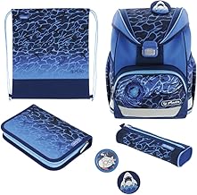 Herlitz 50046164 Cartable UltraLight Plus Blue Shark