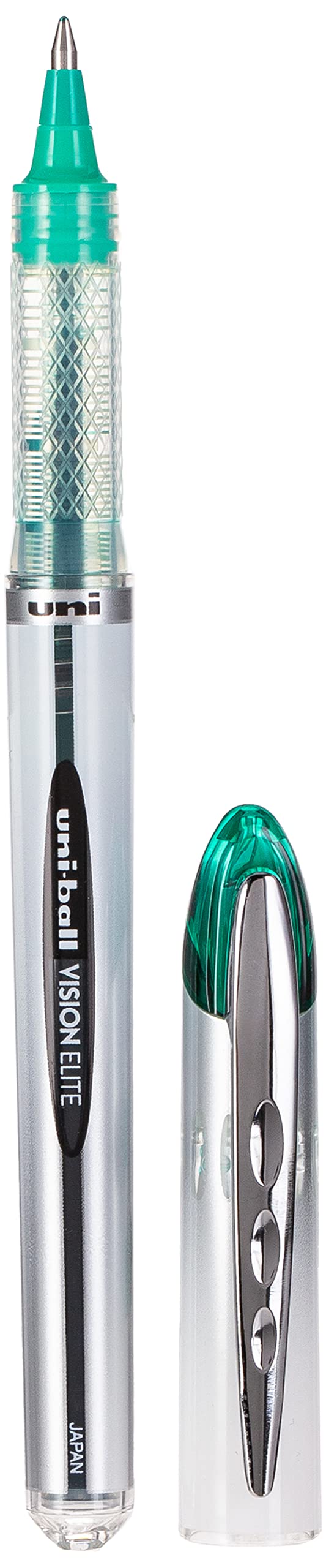Uni-Ball Vision Elite UB200 Rollerball Liquid Ink V 0.8 mm Green Pack of 12