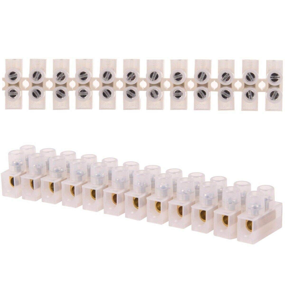12 Way 3-60A Electric Choc Block Cable Terminal 30Amp 10 12 Way 3-60A Electric Choc Block Cable Terminal 30Amp 10