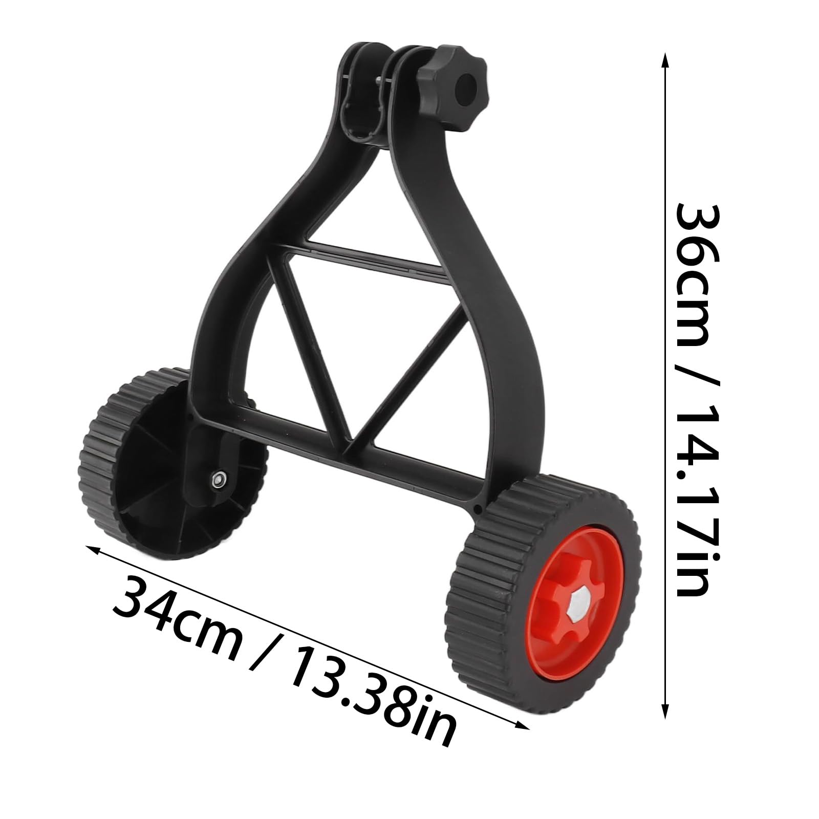 Roues Auxiliaires pour Tondeuse, Roues de Support pour Débroussailleuse, Roue de Support de Tondeuse, Roues pour Débroussailleuses Réglables, pour Coupe-Herbes, Tondeuses à Gazon