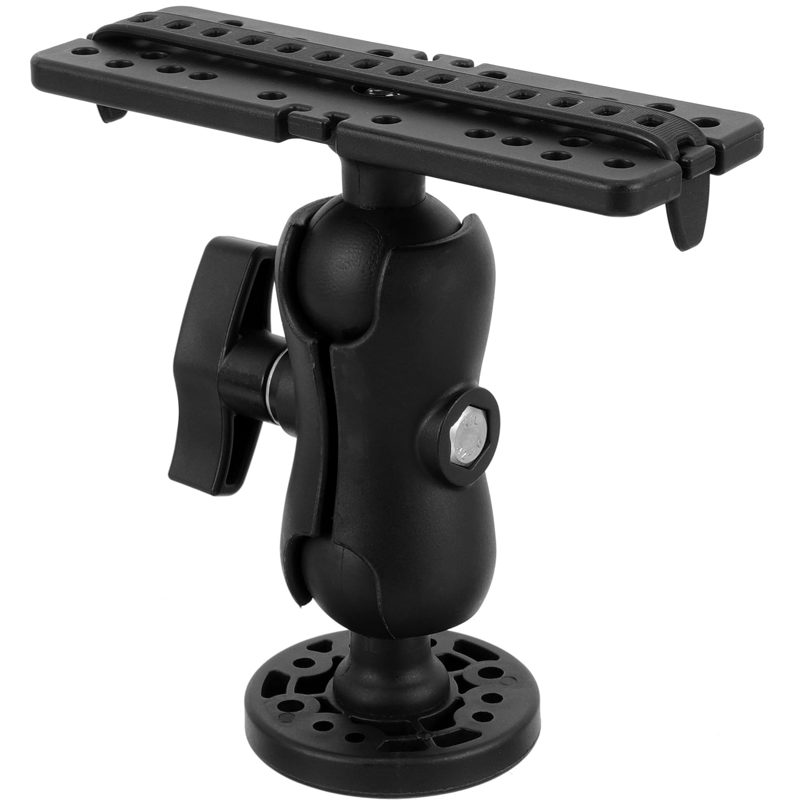 VANZACK 360° Rotation Universal Fish Finder Mount Fish Finder Mount Base Ball-Mount Bracket for Marine, Kayak, Yacht, and Boat Fishing Accessories
