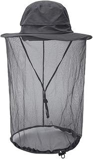 Mosquito Head Net Hat Outdoor Fishing Hiking Sun Cap Neck Face Flap Portect Hat UPF50+