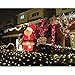 Solar Lights Outdoor 59ft 100 LED Fairy Lights, Ambiance lights for Patio, Lawn,Garden, Home, Wedding, Holiday, Christmas, Xmas Tree decoration,waterproof/Timer (Warm White)