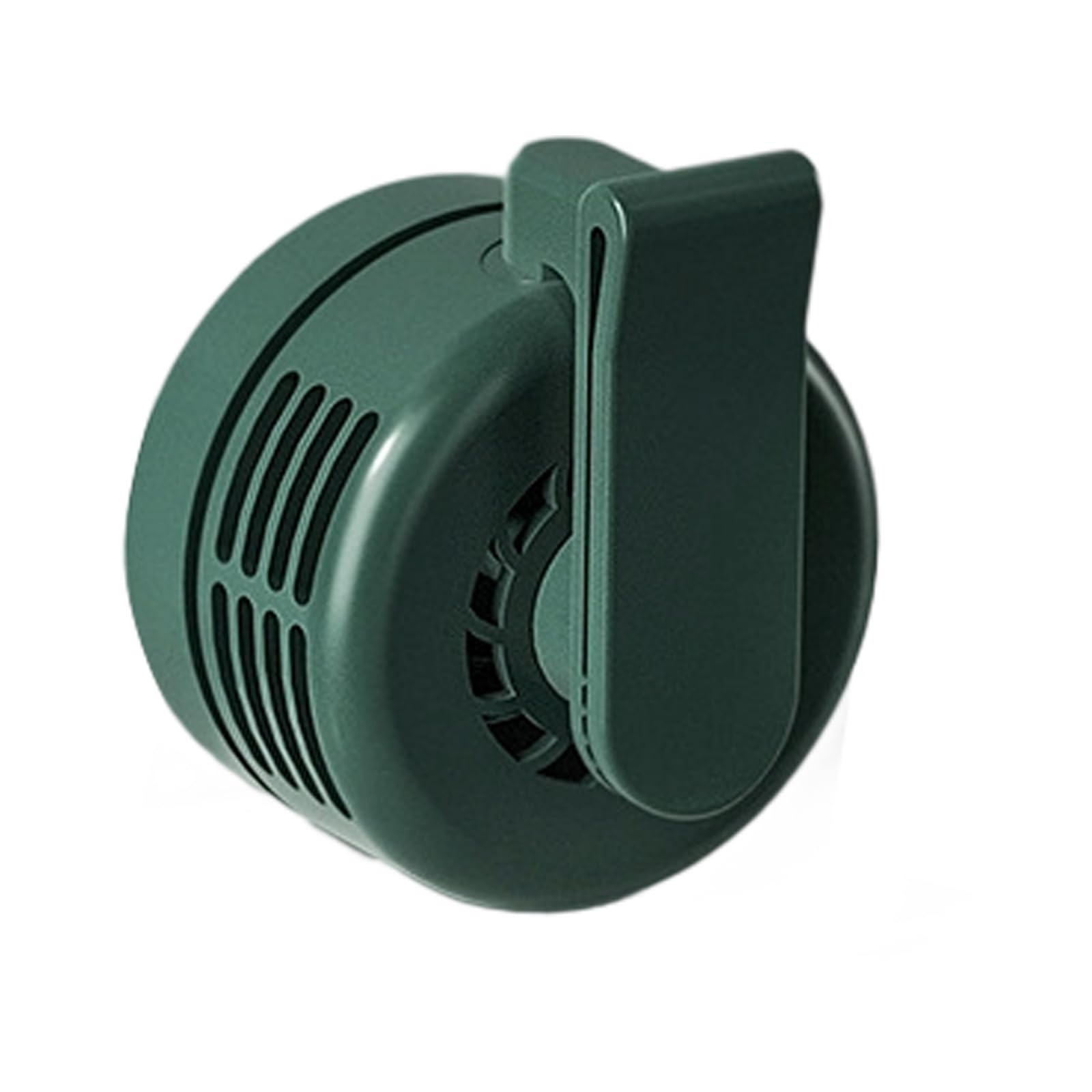 TAZIZI Portable Bladeless Clip Fan, 3 Speed Adjustable Hanging Cooling for Outdoor Travel &, Quiet USB Rechargeable Wearable Waist Fan USB C Charging